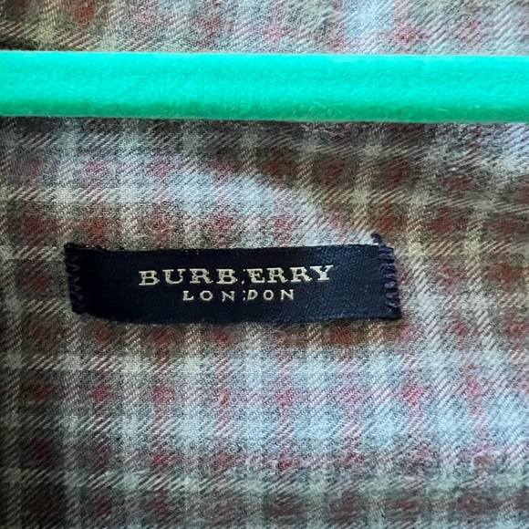 Burberry Brown Checkered Men's Shirt - Picture 2 of 4
